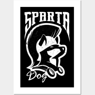 Sparta Dog Drawing Illustration Posters and Art